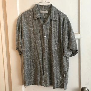 Ring Print Casual Rayon Shirt